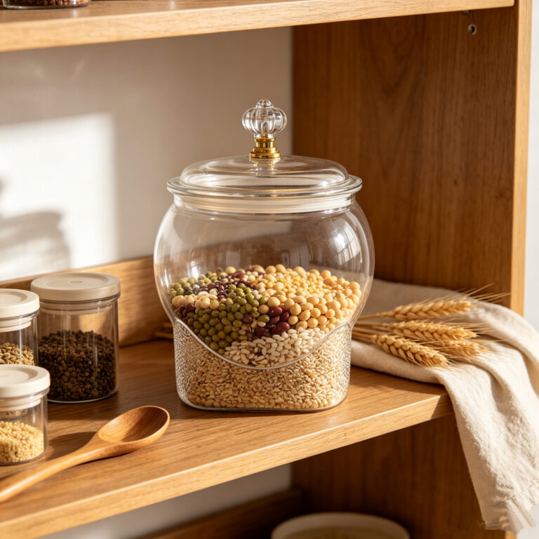 Square-bottom sealed jar Square‑Bottom Airtight Jar 6811‑1 Series