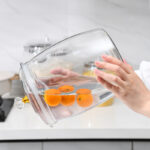Barrel-shaped sealed container with iron ring Waist Drum Airtight Jar with Iron Ring 6861-6868