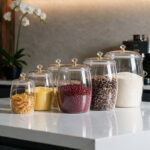 Waist-drum-shaped airtight canister (without metal locking ring) Waist Drum Airtight Jar without Iron Ring 6820-6828
