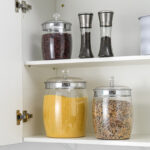 Barrel-shaped sealed container with iron ring Waist Drum Airtight Jar with Iron Ring 6861-6868