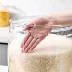 Barrel-shaped sealed container with iron ring Waist Drum Airtight Jar with Iron Ring 6861-6868